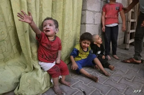 Photos of Gaza children